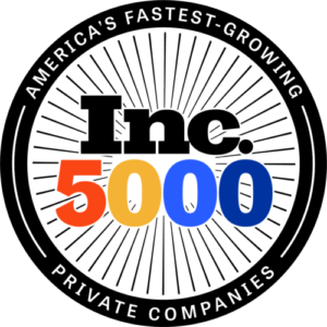 Inc. 5000 Color Medallion Logo