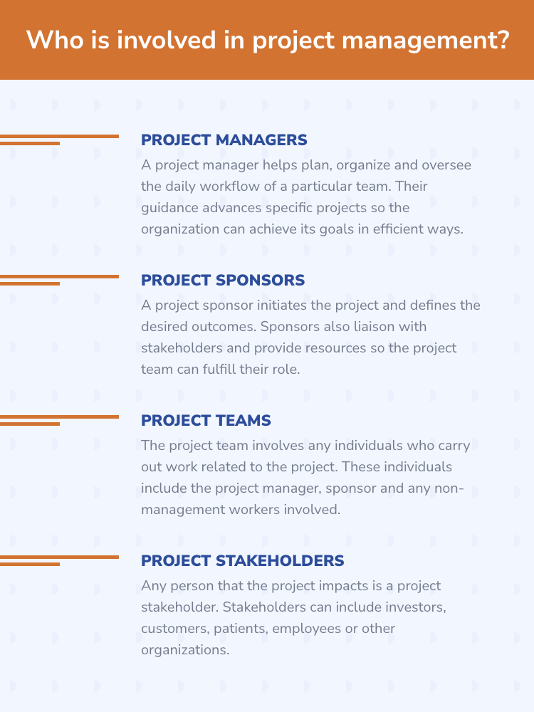 Who is involved in project management