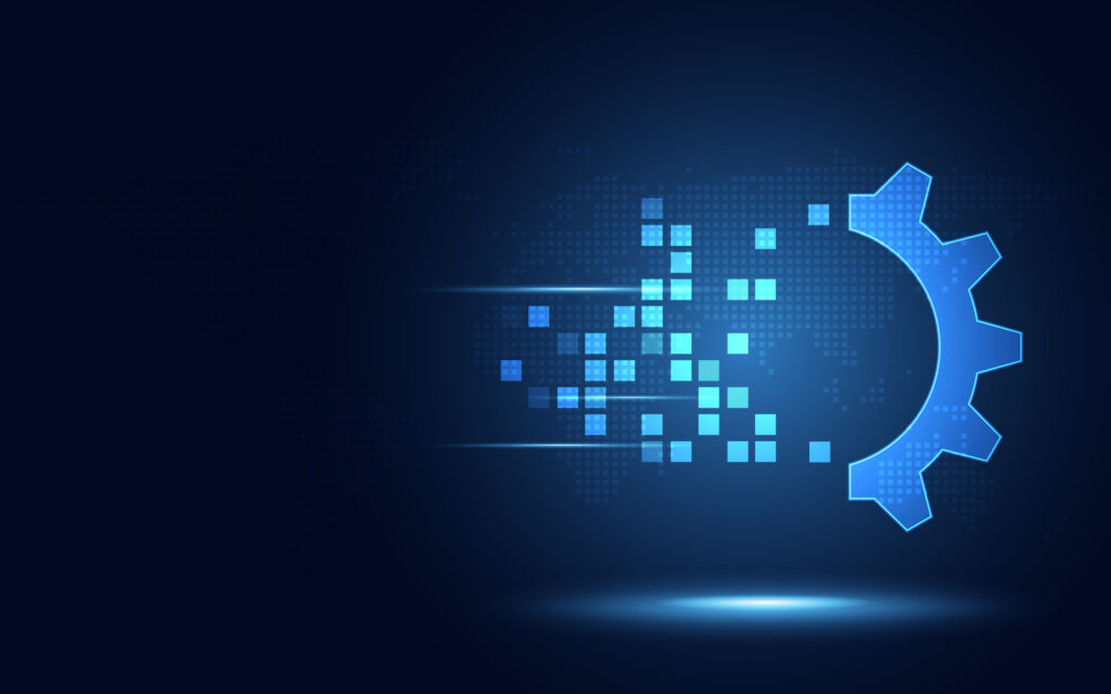 background image of gears